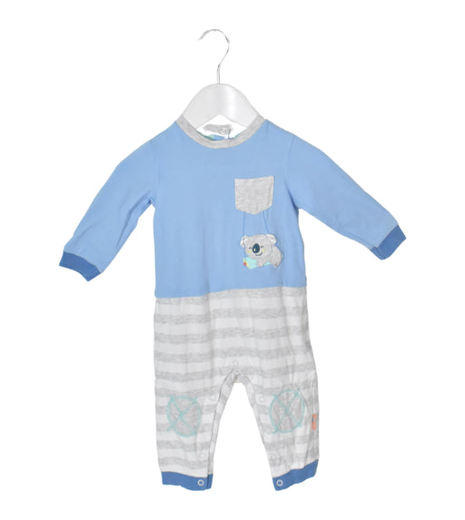 A Blue Long Sleeve Jumpsuits from Chicco in size 6-12M for boy. (Front View)