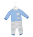 A Blue Long Sleeve Jumpsuits from Chicco in size 6-12M for boy. (Front View)