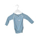 A Blue Long Sleeve Bodysuits from Petit Bateau in size 3-6M for neutral. (Front View)