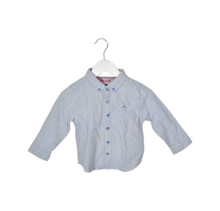 A Blue Shirts from Chateau de Sable in size 18-24M for boy. (Front View)