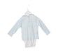 A Blue Long Sleeve Bodysuits from Petit Bateau in size 12-18M for neutral. (Back View)