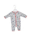 A Grey Long Sleeve Jumpsuits from Petit Bateau in size 3-6M for neutral. (Front View)