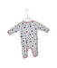 A Grey Long Sleeve Jumpsuits from Petit Bateau in size 3-6M for neutral. (Back View)