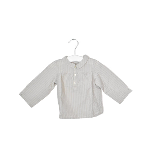 A Brown Long Sleeve Tops from Bonpoint in size 12-18M for boy. (Front View)