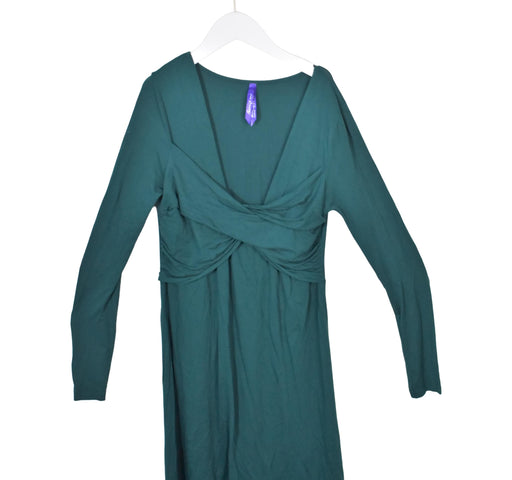 A Green Long Sleeve Tops from Seraphine in size XS for maternity. (Front View)