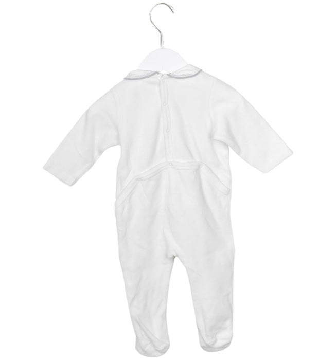 A White Long Sleeve Jumpsuits from Bout'Chou in size 6-12M for neutral. (Back View)