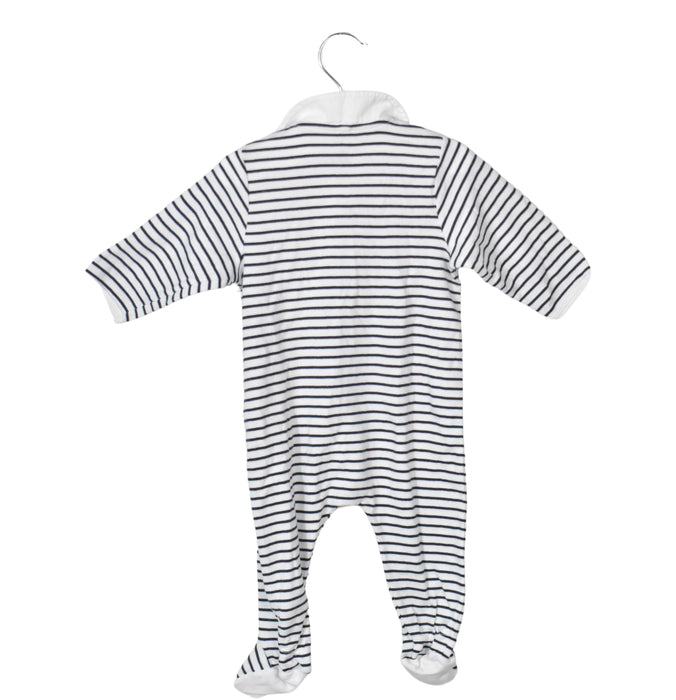 A Black Long Sleeve Jumpsuits from Petit Bateau in size 3-6M for neutral. (Back View)