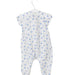 A White Short Sleeve Rompers from Petit Bateau in size 3-6M for girl. (Back View)