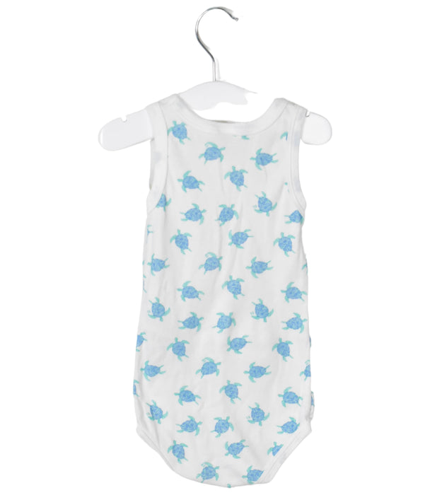 A White Long Sleeve Bodysuits from Petit Bateau in size 3-6M for neutral. (Back View)