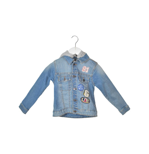 A Blue Lightweight Jackets from Guess in size 5T for neutral. (Front View)