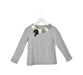 A Grey Long Sleeve Tops from Nicholas & Bears in size 6T for girl. (Front View)