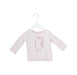 A Pink Long Sleeve Tops from Seed in size 6-12M for girl. (Front View)