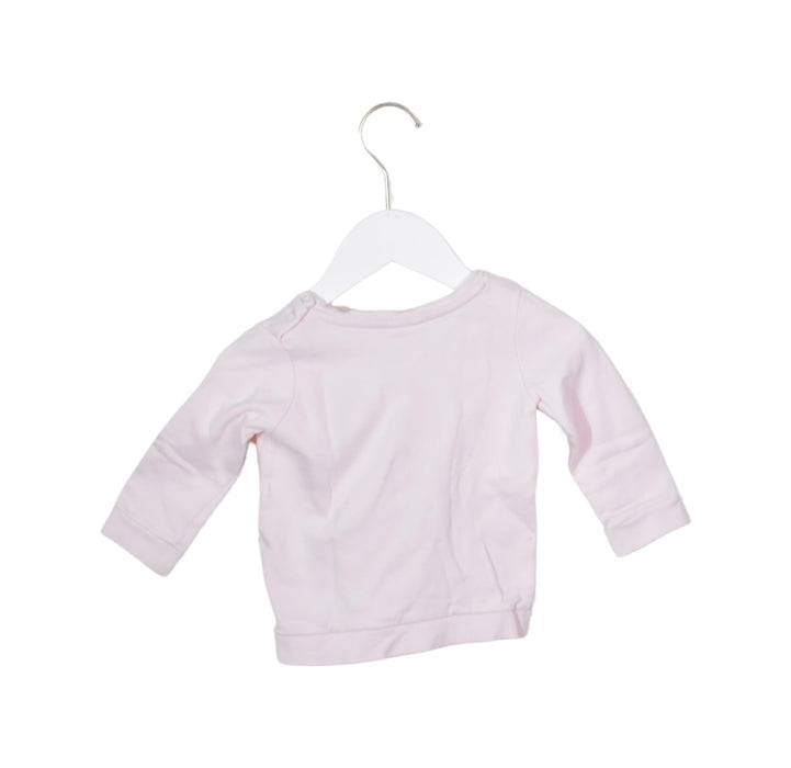 A Pink Long Sleeve Tops from Seed in size 6-12M for girl. (Back View)