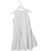 A White Sleeveless Dresses from bloomB in size 5T for girl. (Back View)