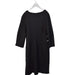 A Black Long Sleeve Dresses from Seraphine in size M for maternity. (Back View)