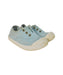 A Blue Slip Ons from Victoria in size 3T for neutral. (Back View)