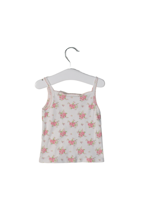 A White Sleeveless Tops from The Little White Company in size 2T for girl. (Back View)