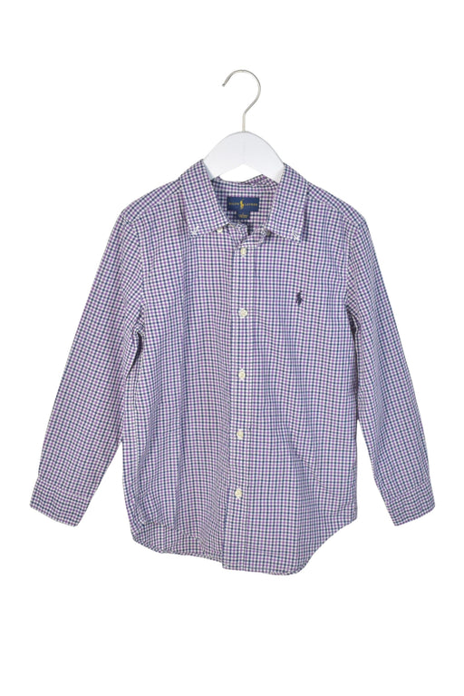 A Purple Shirts from Ralph Lauren in size 7Y for boy. (Front View)