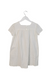 A White Short Sleeve Dresses from Monoprix in size 8Y for girl. (Back View)