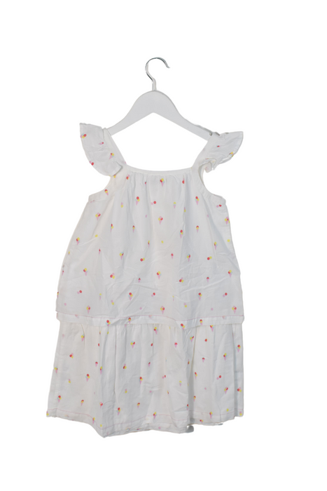 A White Sleeveless Dresses from Esprit in size 8Y for girl. (Back View)