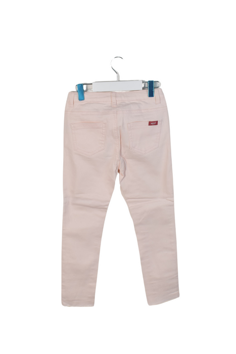 A Pink Casual Pants from Seed in size 8Y for girl. (Back View)