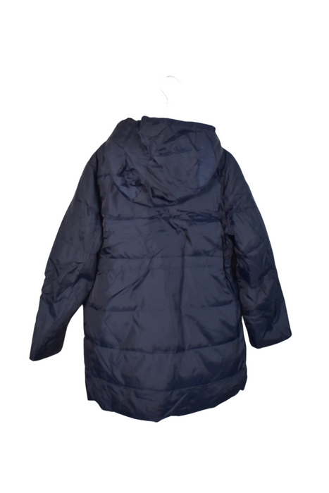 A Navy Puffer/Quilted Jackets from Crewcuts in size 8Y for girl. (Back View)