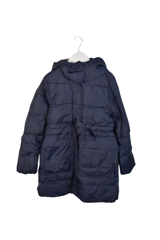 A Navy Puffer/Quilted Jackets from Crewcuts in size 8Y for girl. (Front View)