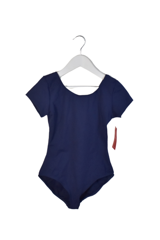 A Navy Leotards from Capezio in size L for girl. (Front View)