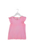 A Pink Short Sleeve Tops from Seed in size 8Y for girl. (Front View)