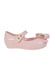 A Pink Flats from Mini Melissa in size 3T for girl. (Front View)