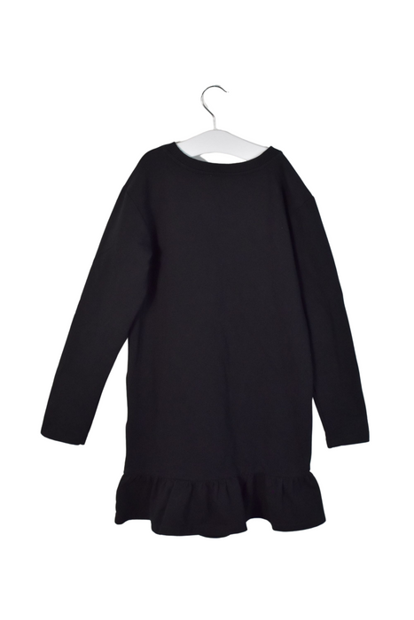 A Black Long Sleeve Dresses from Moschino in size 10Y for girl. (Back View)