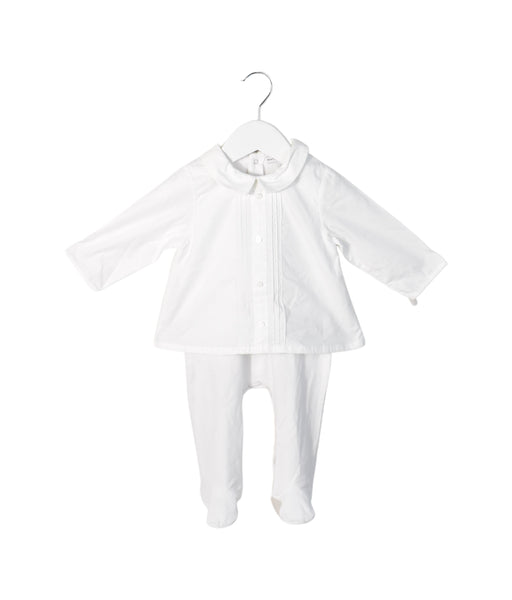 A White Long Sleeve Jumpsuits from Beatrice & George in size 6-12M for boy. (Front View)