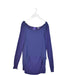 A Purple Long Sleeve Tops from Seraphine in size M for maternity. (Front View)