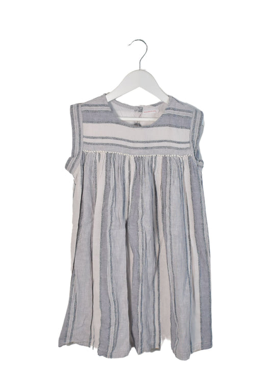 A Grey Short Sleeve Dresses from Monoprix in size 8Y for girl. (Front View)