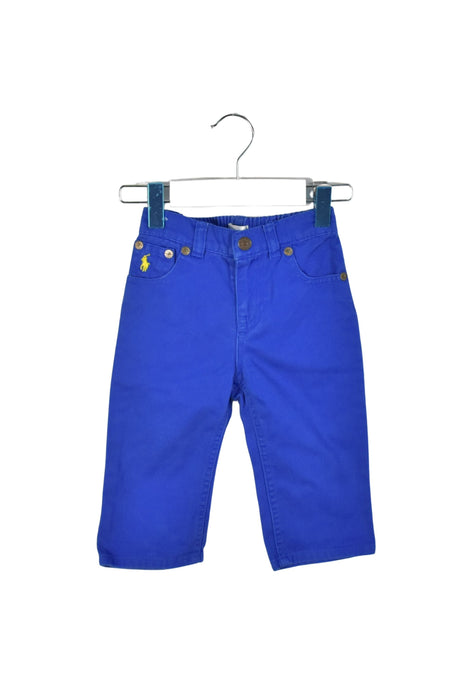 A Blue Casual Pants from Ralph Lauren in size 6-12M for neutral. (Front View)