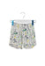A White Shorts from Miki House in size 12-18M for boy. (Front View)