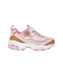 A Pink Sneakers from Skechers in size 5T for girl. (Front View)