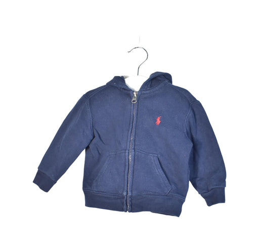 A Navy Lightweight Jackets from Ralph Lauren in size 6-12M for neutral. (Front View)
