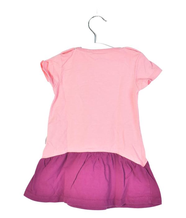 A Pink Short Sleeve Dresses from Sigikid in size 6-12M for girl. (Back View)