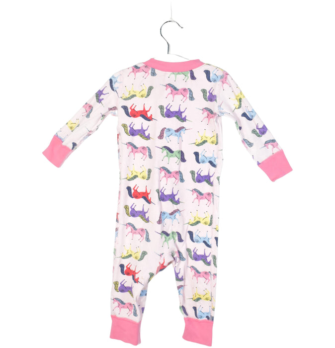 A Pink Long Sleeve Jumpsuits from Hanna Andersson in size 12-18M for girl. (Back View)