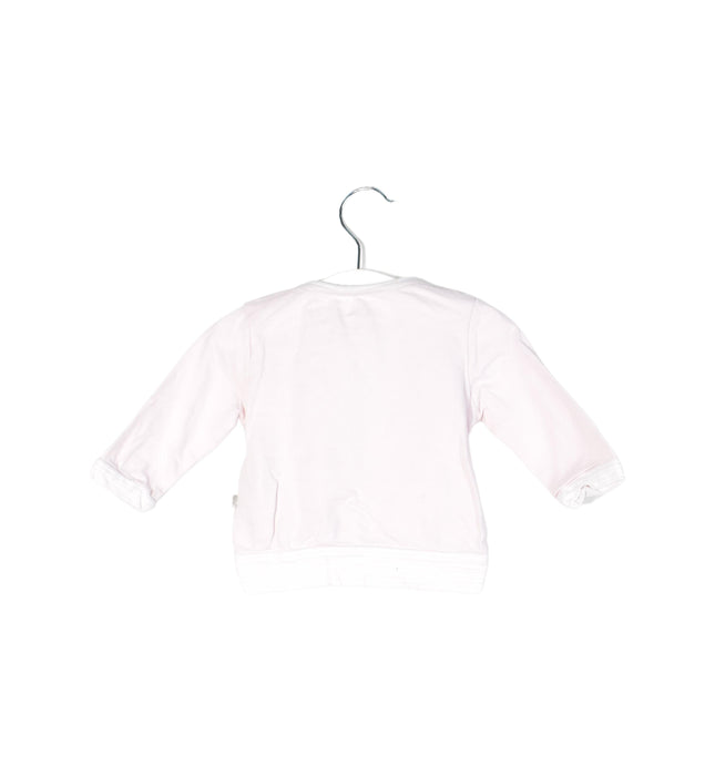 A Pink Long Sleeve Tops from Sigikid in size 0-3M for girl. (Back View)