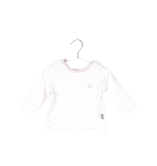 A Pink Long Sleeve Tops from Sigikid in size 3-6M for girl. (Front View)