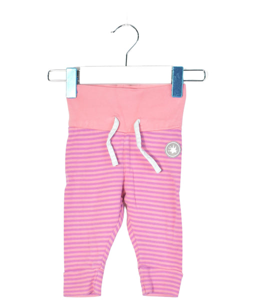 A Pink Sweatpants from Sigikid in size 0-3M for girl. (Front View)