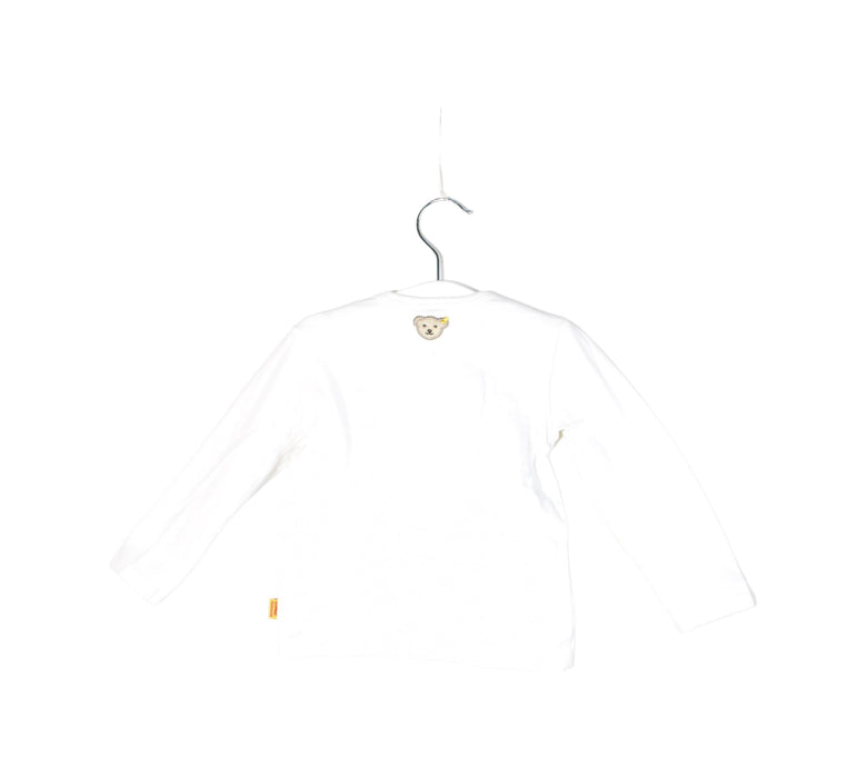 A White Long Sleeve Tops from Steiff in size 6-12M for neutral. (Back View)