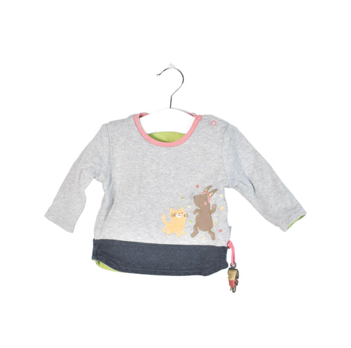 A Green Long Sleeve Tops from Sigikid in size 0-3M for girl. (Front View)