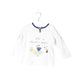 A White Long Sleeve Tops from Sergent Major in size 12-18M for boy. (Front View)
