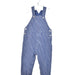 A Navy Long Overalls from Petit Bateau in size 6-12M for boy. (Front View)