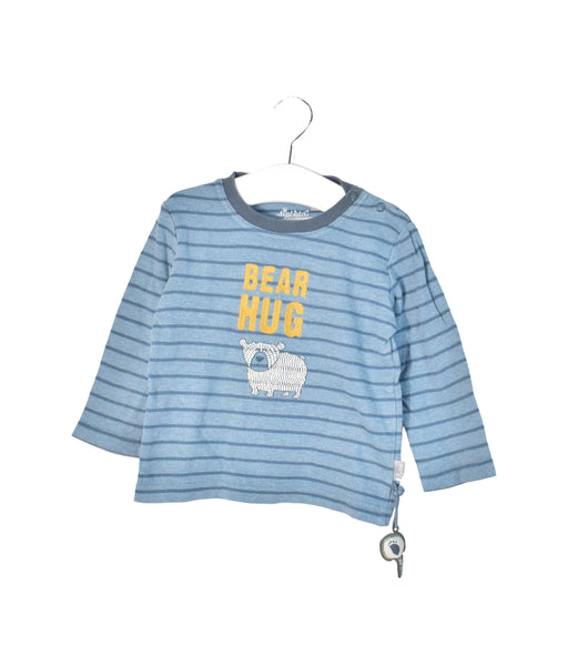 A Blue Long Sleeve Tops from Sigikid in size 12-18M for boy. (Front View)