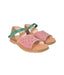 A Pink Sandals from We A Family in size 5T for girl. (Back View)