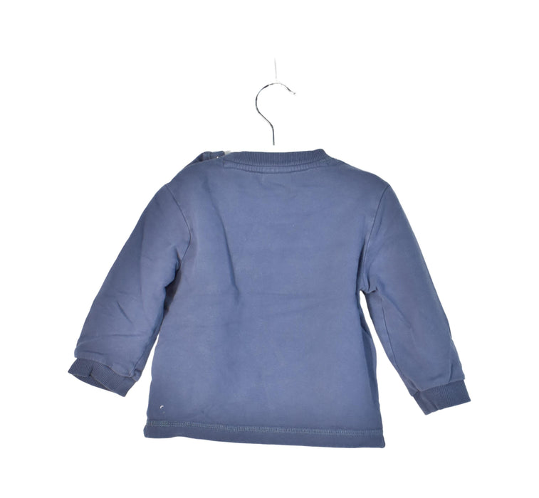 A Navy Long Sleeve Tops from Sigikid in size 6-12M for neutral. (Back View)